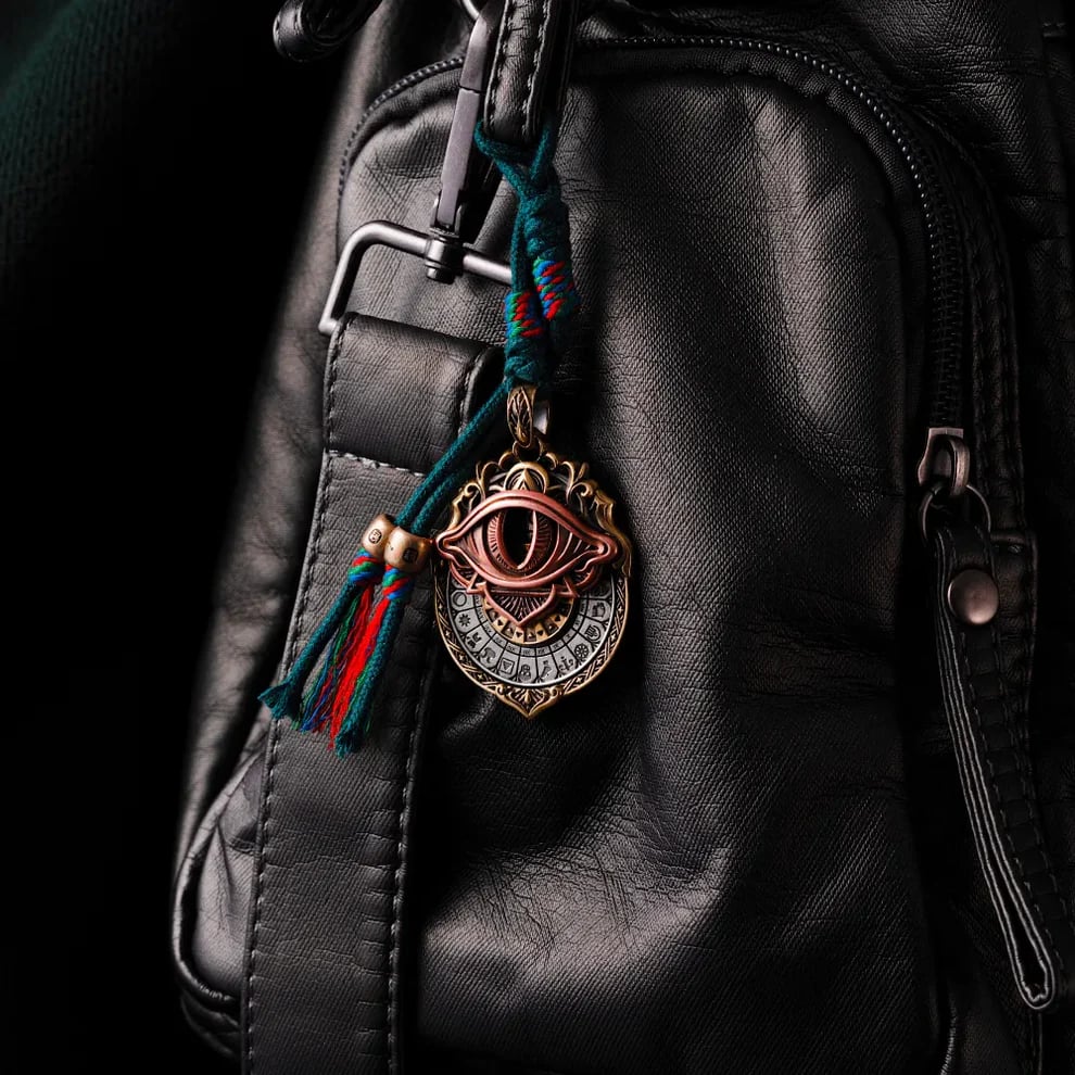 🏆Flash Sale⚡ 50K+ SOLD!👁️‍🗨️Handmade Tarot Vision Pendant: Connect to Cosmic Wisdom Anytime(Cheat Sheet Included)