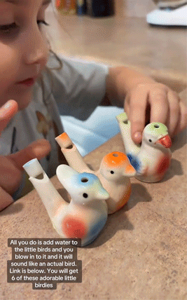 Underglaze Five-Color Porcelain Whistle